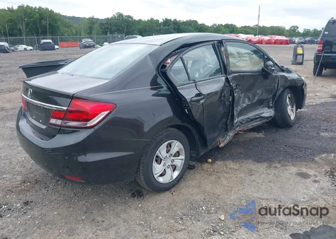 2013 Honda Civic Lx из США, поврежденный, VIN 19XFB2F57DE224091